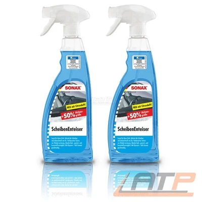 2x 750ml SONAX SCHEIBENENTEISER SCHEIBEN ENTEISER SPRAY ENTEISERSPRAY DEFROSTER - Bild 1 von 3