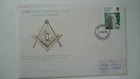GB FDC 1976 US Bicentennial Plymouth FDI  Masonic Philatelic Club cover w/a labe