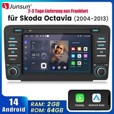 Für Skoda Octavia 2 2004-2013 DAB 2+64G Carplay Android14 Autoradio DSP GPS Navi