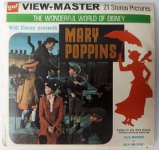 View Master Walt Disney presents Mary Poppins 3 Reels B376 GAF