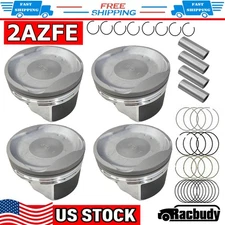 2AZFE Engine Pistons Kit STD For 07-11 Toyota Camry Matrix Solara Scion tC 2.4L