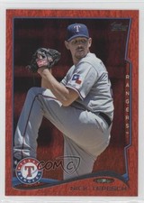 2014 Topps Update Red Hot Foil Nick Tepesch #US-124 2i2