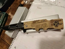 Tac Force Sniper One Shot One Kill Spring Assist Pocket Knife Snow Camo 8”