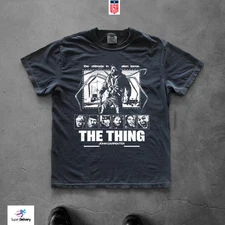 Trending Vintage The Thing Horror T-Shirt Classic Movie Graphic Tee S-5XL