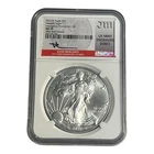 2021(S) SILVER EAGLE T-1 NGC MS70 EMERGENCY PRODUCTION ER MERCANTI SIGNED 8B