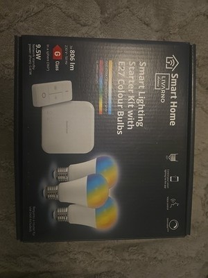 LIVARNO Smart Home Starter Kit Set Zigbee LED Lampen Dimmbar E27