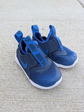 Nike Flex Runner TD Toddler Shoes Size 5C Navy Royal Blue Slip On AT4665-407