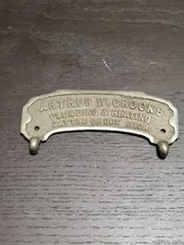 Antique Wolverine Brass Works Toilet Paper Roll Holder Plumbing & Heating MI