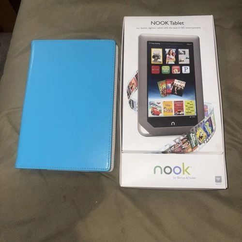 Barnes & Noble Nook Tablet 7" 16gb (BNTV250) -new cover included