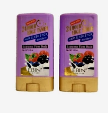 2-EBIN NEW YORK HAIR SLEEK STICK Extreme Firm Hold Kiwi Pineapple Scent