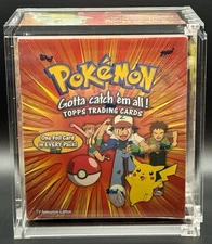 1999 Pokémon Topps TV Animation Edition Booster Box/NO LOGO/Possible Error/Rare