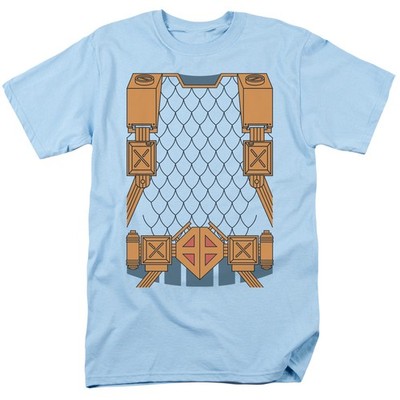 DC Comics Justice League Deathstroke Uniform Unisex T-Shirt Hellblau