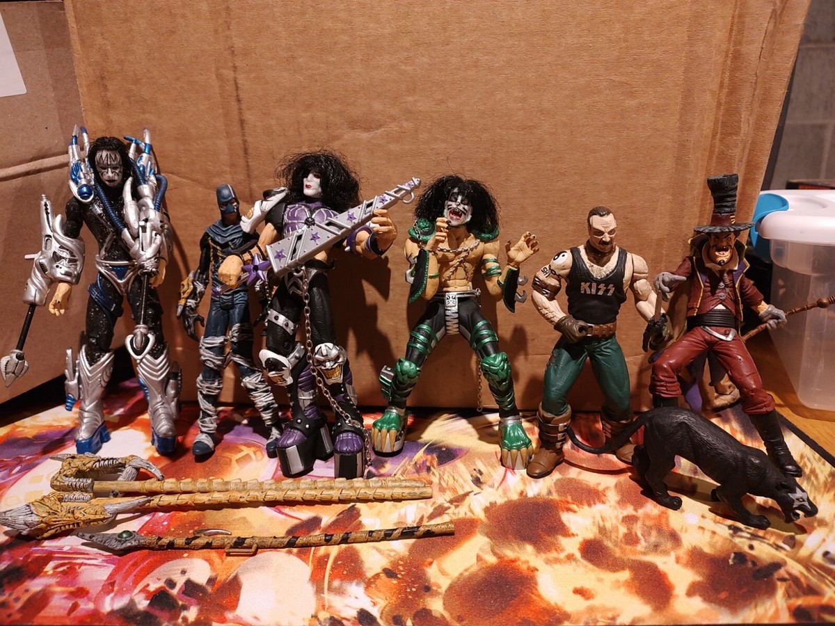 【KISS PSYCHO CIRCUS フィギュア】 2種 マクファーレントイズ Loose McFarlane Toys KISS Psycho Circus Gene Simmons & The
