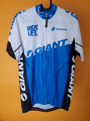 Hincapie Ride Life Giant Cycling Jersey Mens M Full Zip 3 Pocket Multicolor Ebay