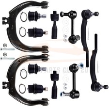 12pc Front Upper Control Arm Kit Tie Rod For Chevy Trailblazer Gmc Envoy Isuzu