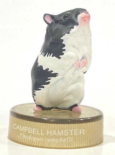 Japan Kaiyodo Campbell Hamster Miniature Animal Realistic Bottle Cap Figure