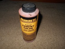 LIQUID CEMENT COLOR QUIKRETE BUFF~ 10fl. oz. NEW