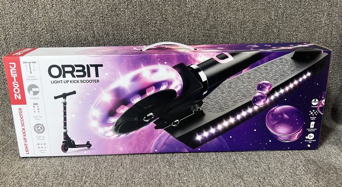 Jetson, Orbit, Light-Up, Folding, Kids Kick Scooter, Lightweight, Pink, New