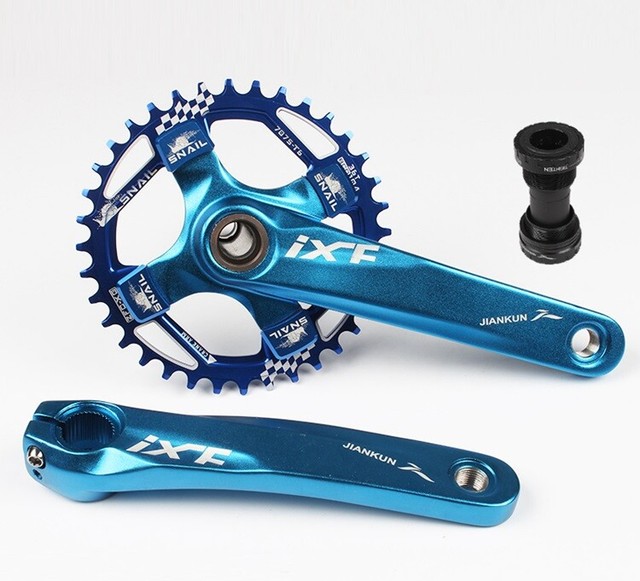 MTB Bike Crankset BB Narrow Wide Round Oval Chainring 170mm 32 34 36