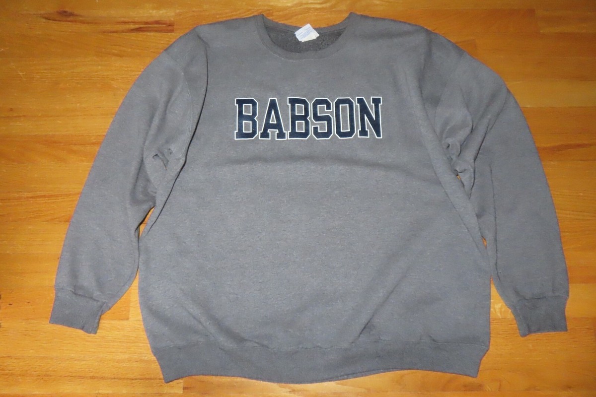 Vintage Champion Label BABSON COLLEGE (XL) Sweatshirt