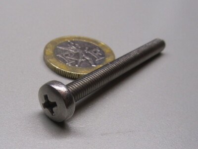 Pan Head Metric Machine Screw 18-8 Stainless Steel, M5 x 0.8 x 50 mm L 50 Pcs