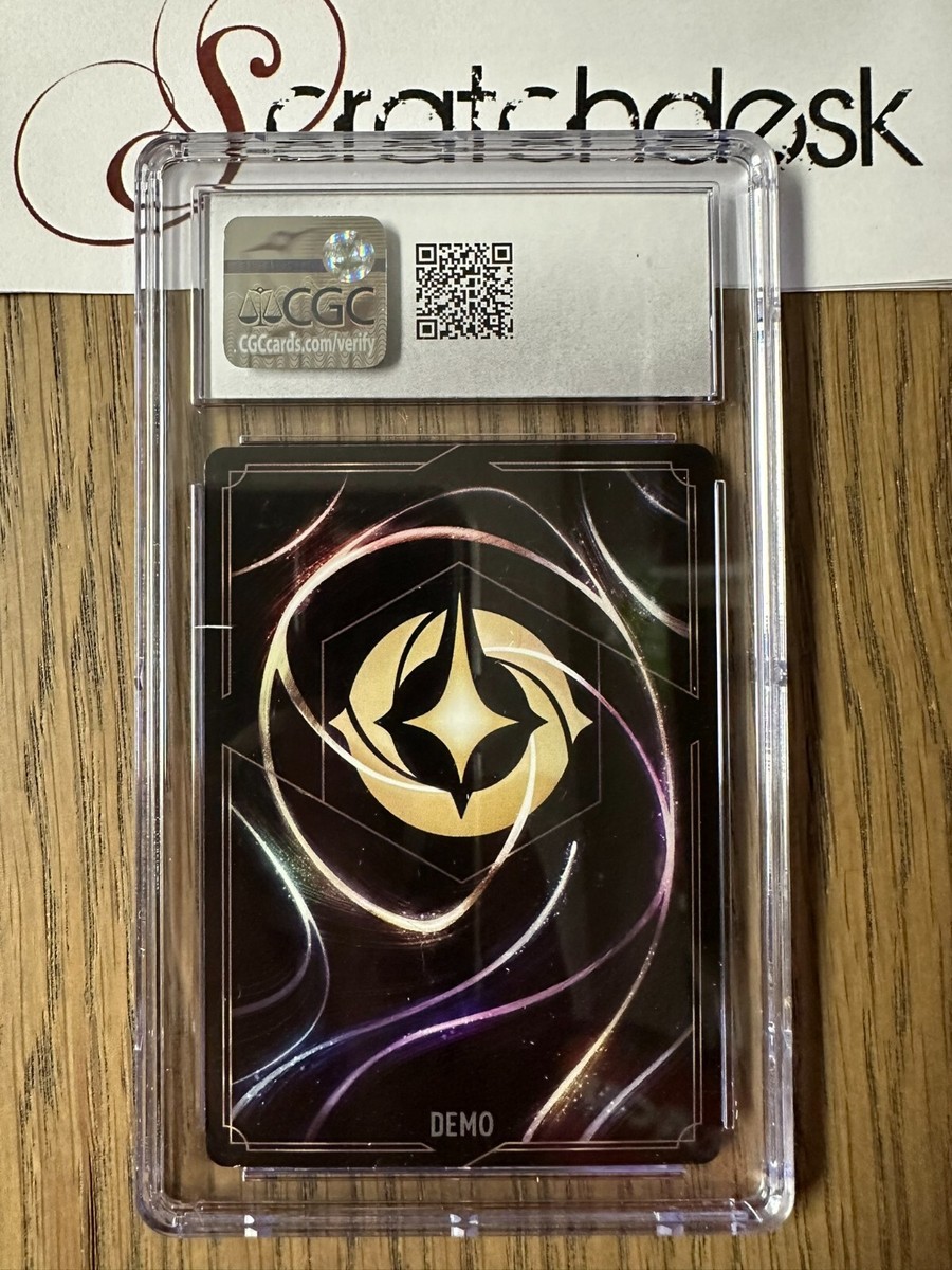 CGC 8.5 Lorcana DEMO Card JASMINE Disguised - THE FIRST CHAPTER