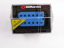 DiMarzio F-Spaced Gravity Storm Bridge Blue W/Black Poles DP 253