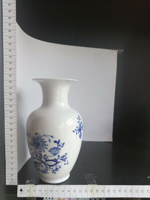 Tischvase 18 cm. Reichenbach-Zwiebelmuster, Modell Vera, groß, NEU