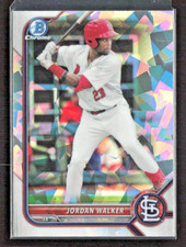 JORDAN WALKER 2022 BOWMAN CHROME PROSPECT ATOMIC REFRACTOR ROOKIE CARD CARDINALS