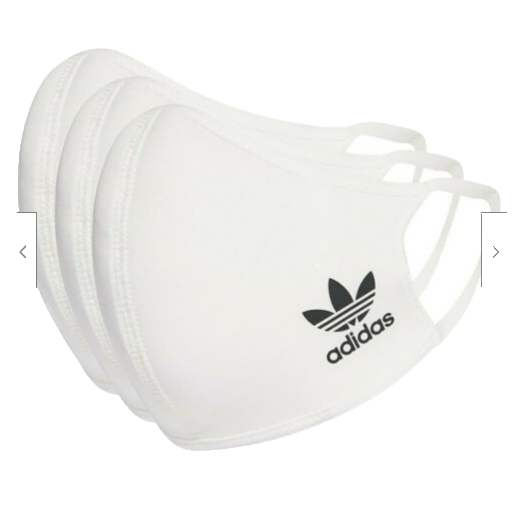 Adidas Face Masks White Adult Size S (3 pack) New | eBay