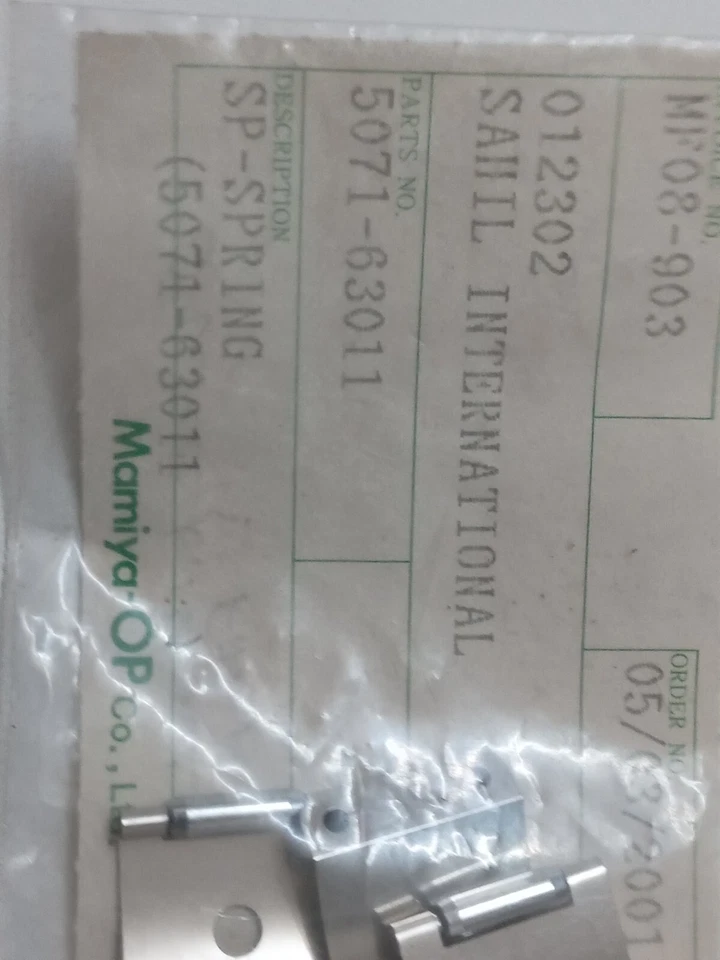 Nuevo Stock Antiguo Mamiya RB 67 SP-Spring Pieza Nº 5071 63011 Repuesto Original Foto 3 de 4