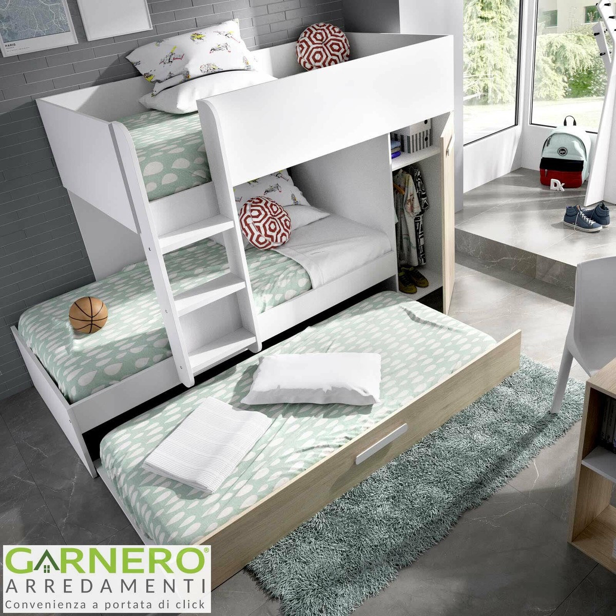 Una Cameretta Camerette Con Tre Letti Cameretta Bambini Letti