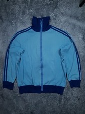 Adidas Mens Full Zip Track Jacket 1970 1980 Made In West Germany Vintage Size S