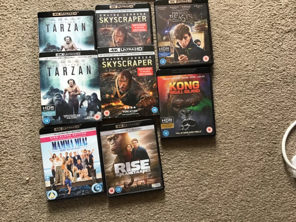 Jurassic World 2 Movie Collection Blu-ray (2018) new +8 other 4K movies bundle - Image 3 of 3