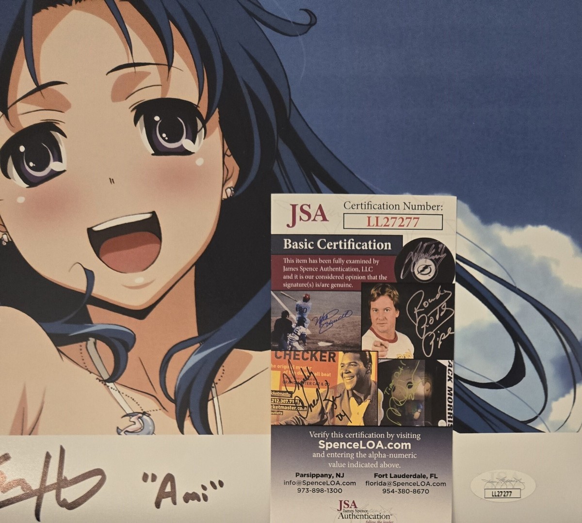 Erika Harlacher Signed Photo Ami Kawashima Toradora Autograph