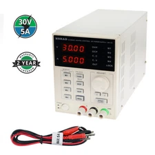 KORAD KA3005D - Precision Variable Adjustable 30V, 5A  DC Linear Power Supply...