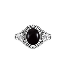 Dazzling Black Onyx Gemstone 925 Sterling Silver Handmade Ring All Size 4 to 14