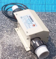 Image of 220V 3KW Electric Thermostat Water Heater Machine Swimming Pool SPA Tub Heater