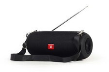 Portable Bluetooth Speaker With FM Radio & Micro SD / USB / AUX Inputs - Black