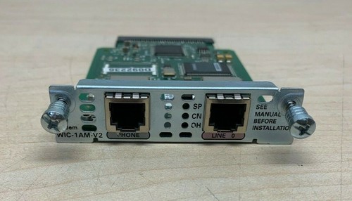 Cisco WIC-1AM-V2 Integrated V.92 Modem WAN Interface Card