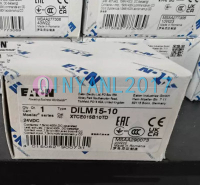 1PC New EATON MOELLER DILM15-10 24VDC contactor