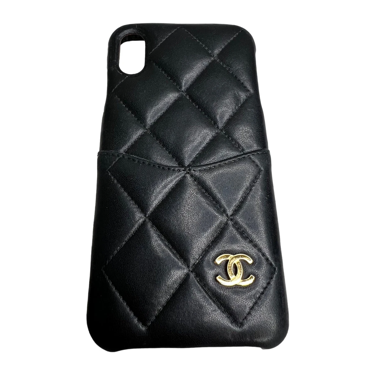 chanel quilted phone case