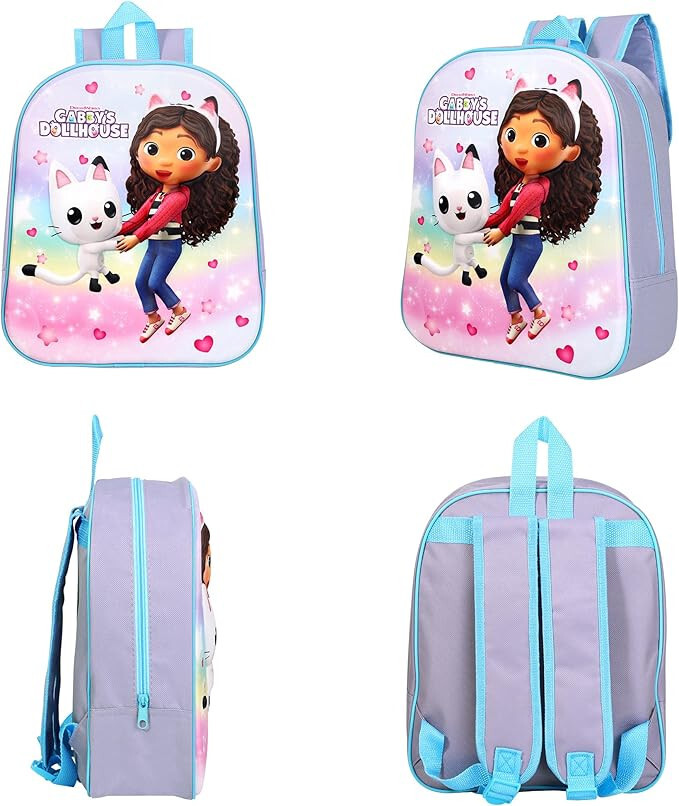 mybagstory - Gabby's Dollhouse rugzak voor meisjes - gabby - kind - school - basisschool - kleuterschool - kleuterschool - schooltas - meisjes - maat 38 cm - verstelbare bandjes - cadeau-idee