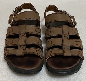 Nike ACG Air Menâs Brown Leather Strappy Fisherman Style Sandal Size 8. | eBay