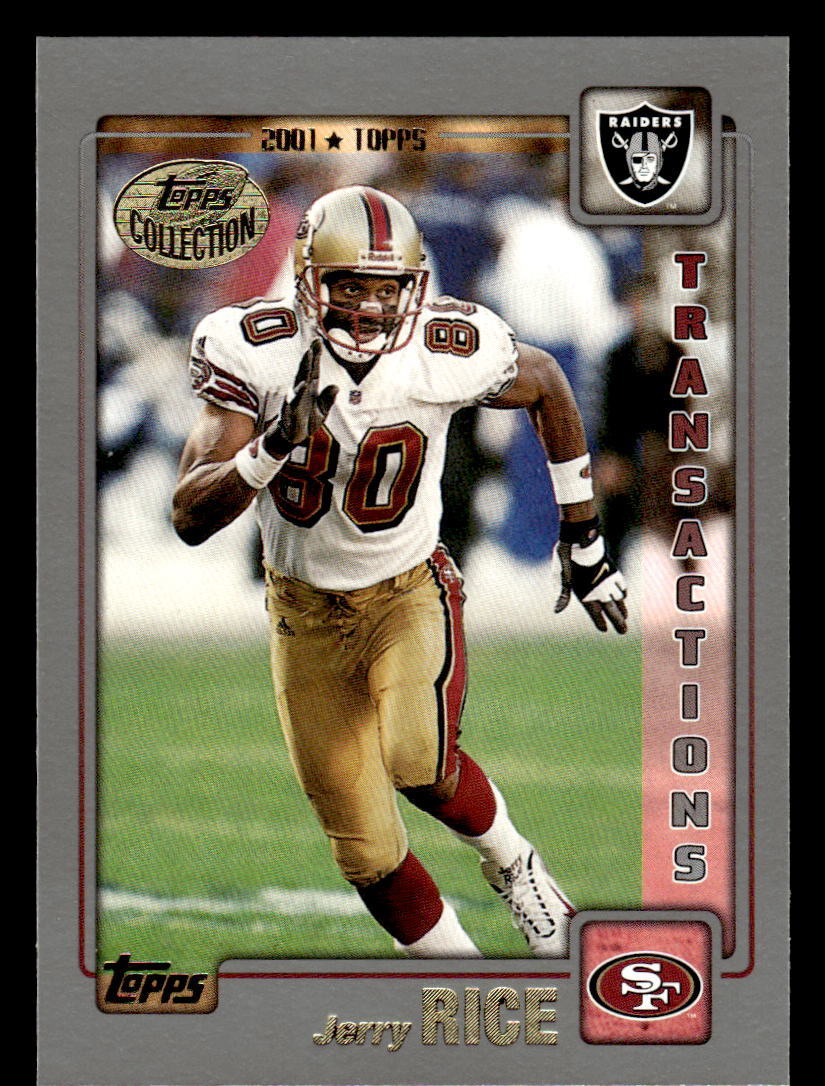 Jerry Rice 2001 Topps Topps Collection #48 Oakland Raiders