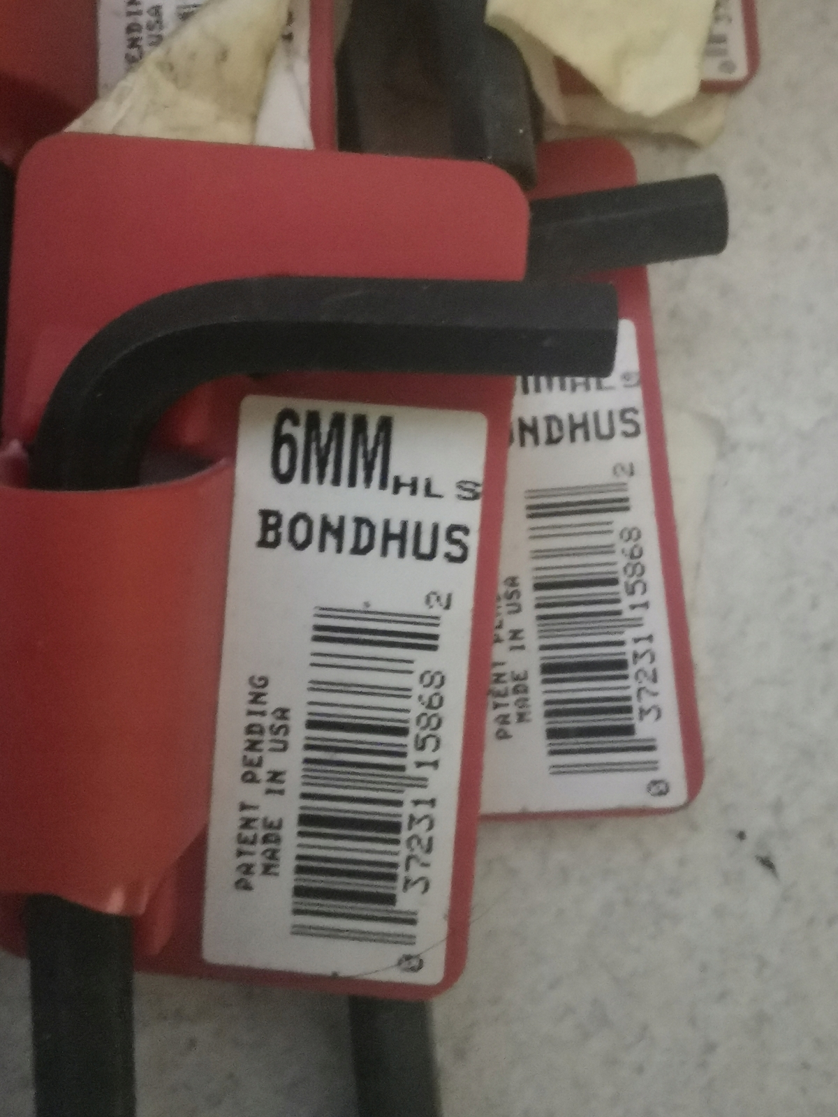 Bondhus Hex Key 15868 6mm