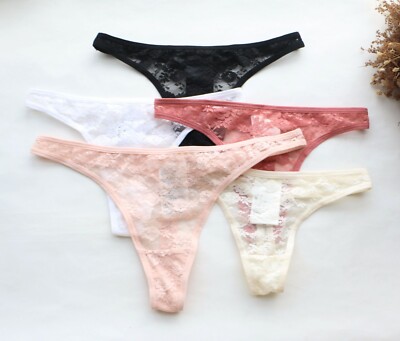 Women Sexy Thongs Floral Mesh Underwear High cut G-string Knickers 2XS-XS-S-M-L