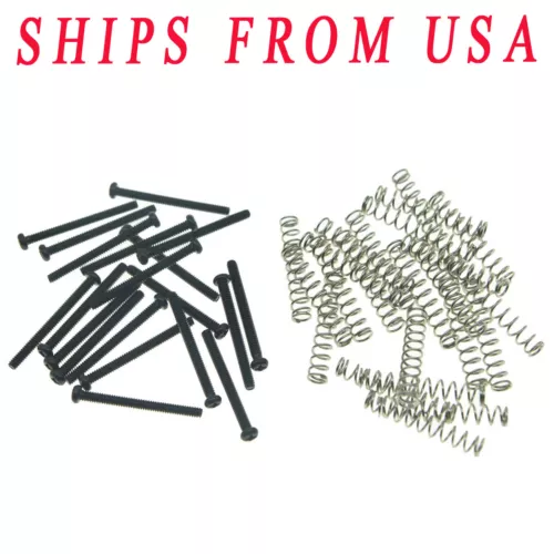 KAISH 20x USA Humbucker Pickup Height Screws Springs for Gibson/Seymour Duncan