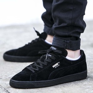 puma suede classic black mens