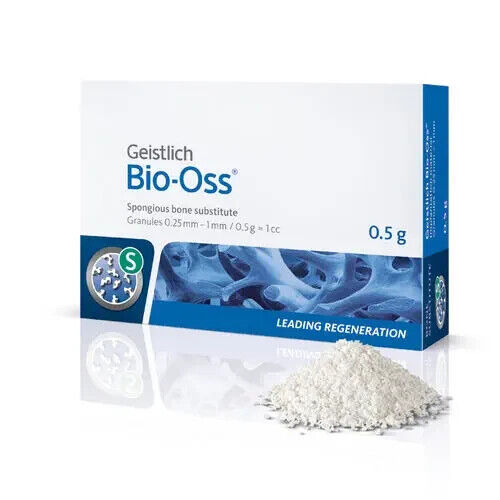 Geistlich "Bio-Oss" Small Granules (0.25 -1mm) Bone Grafting Material 0.5g/1cc - Picture 1 of 3